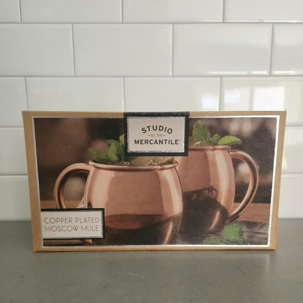 Brand New Studio Mercantile Copper Mugs Moscow Mule Set Of 2